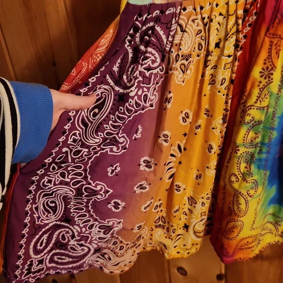 Psychic Outlaw custom Classic Bandana Mini Dress - Picture 5 of 11